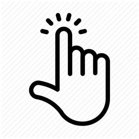 Hand Click Icon 415105 Free Icons Library