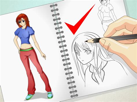 How To Draw Manga Characters 6 Steps With Pictures Wikihow