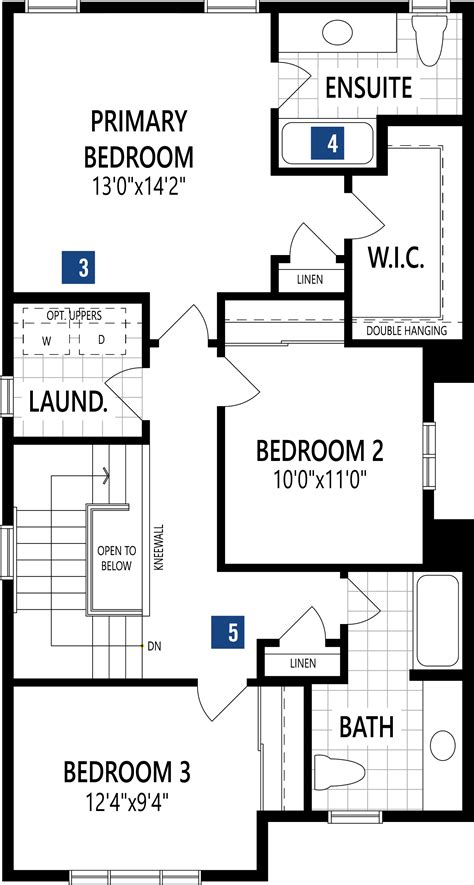 Gleaming dark hardwood floors on main level, with parlour/office. Primrose II Floor Plan - Half Moon Bay South| Barrhaven ...