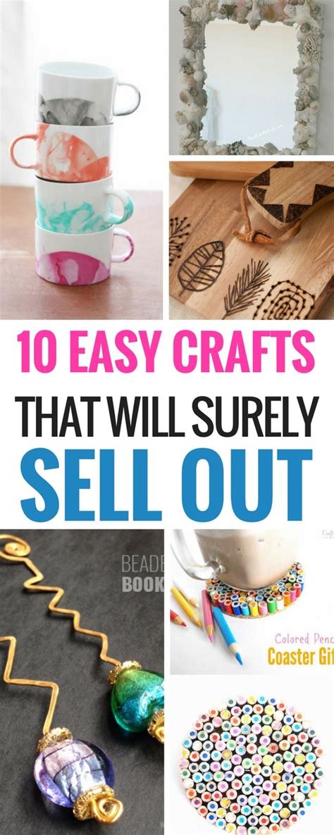 10 Easy DIY Crafts That Will Totally Sell | Diy crafts easy to make