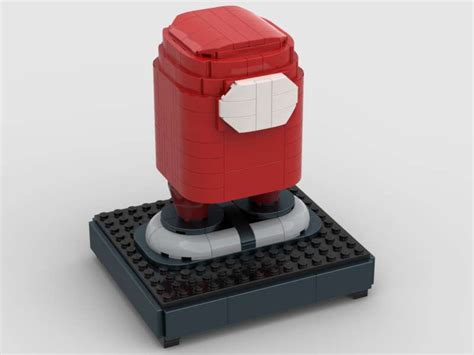 Lego® Instructions Red Among Us Crewmate Lego Instructions