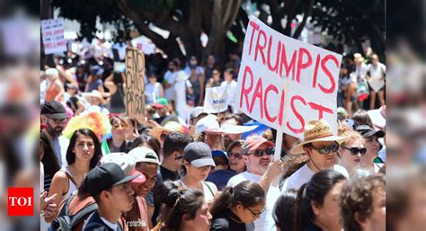 Thousands Protests Across Us Against Trump S Immigration Policies Times Of India