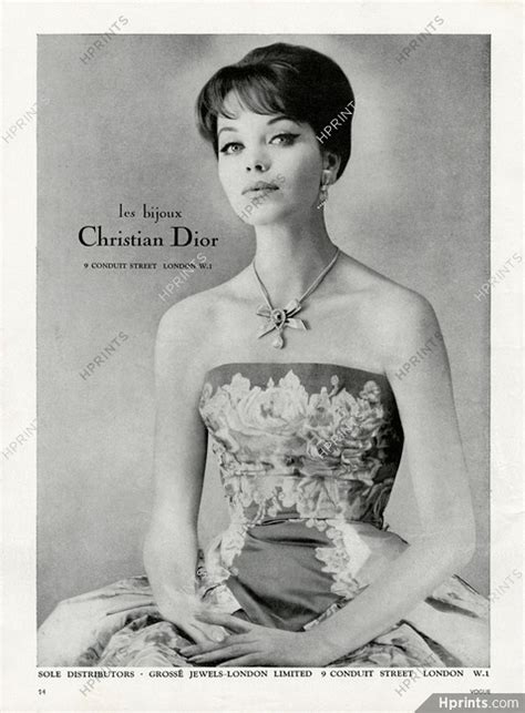 Christian Dior Jewels 1961 — Advertisement