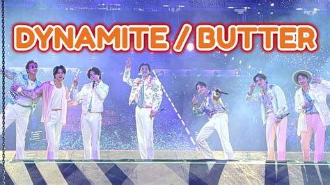 Bts Dynamitebutter Ptd On Stage Seoul Day 3 Youtube