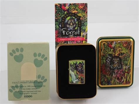A Zippo 1995 Limited Edition Collectors Set Of Mysteries Of The