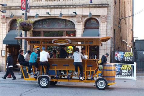 Booze Loving Cycle Fiends Rejoice Drinking On Pedal Pubs Is Legal In