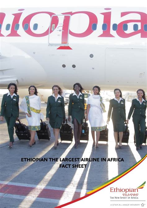 Ethiopian The Largest Airline In Africa Fact Sheet Overview Docslib