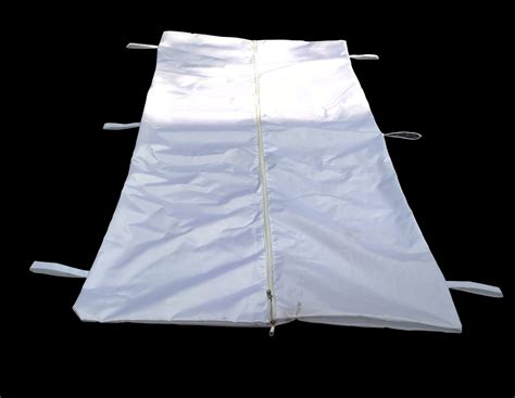 Mortuary Dead Cadaver Body Bag Center Zip Type Pu Pvc Fabric With 6 Or