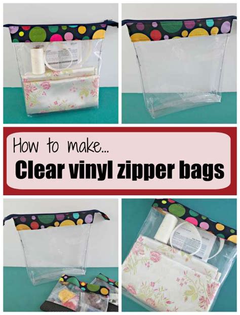 How To Make Clear Vinyl Zipper Bags So Sew Easy Beginner Sewing