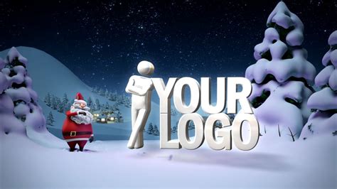 Animated Christmas Card Template Santa Xmas Magic Youtube