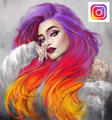 Instagram Girl By Nanfe On Deviantart