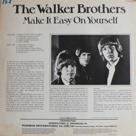 The Walker Brothers Make It Easy On Yourself Oldshop