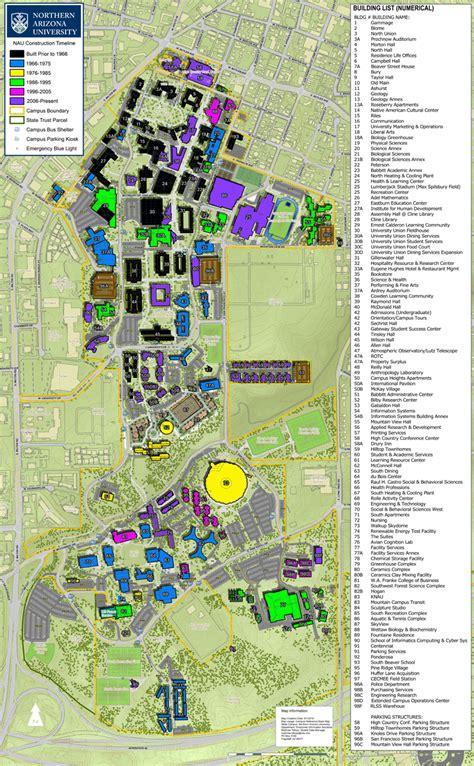 University Of Arizona Campus Map Map Pad Seoul Korea Map