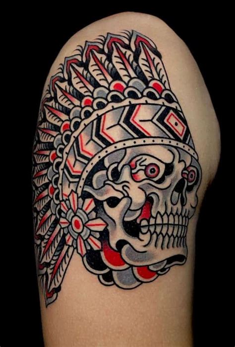 Indian Skull Tattoos: Meanings, Main Themes & Tattoo Designs