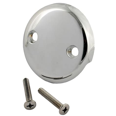 Whether you need to install a new waste and overflow, or you want to update the look of your old one, we have just what you need. Tub Drain Overflow Faceplate - Chrome
