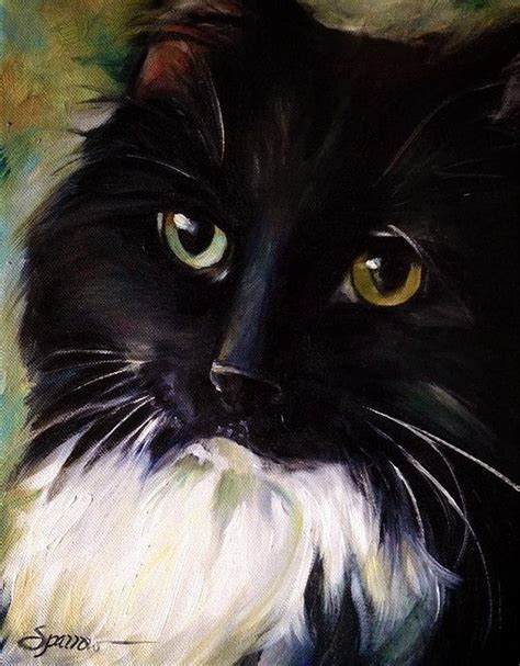 Fine Art Portraits Pet Portraits Creation Photo Cat Character Oil
