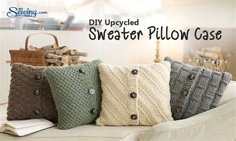 DIY Upcycled Sweater Pillow Case