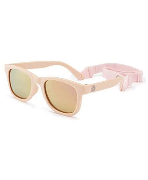 Coasion Bendable Flexible Polarized Newborn Baby Sunglasses With Strap