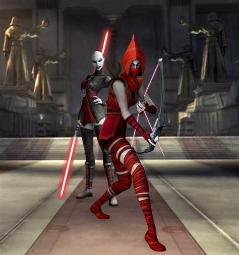 Sith Assassin Asajj Ventress With A Night Sister Female Sith Asajj Ventress Jedi Sith Star