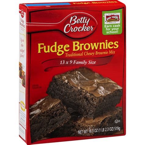 Betty Crocker Brownie Mix Fudge 183 Oz Brownie Mix Dagostino