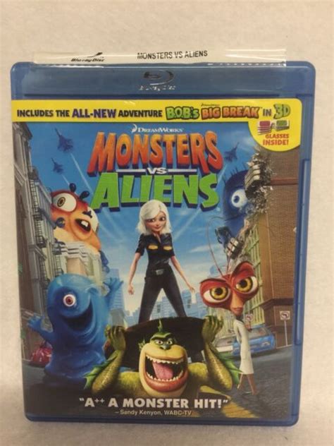 Monsters Vs Aliens Blu Ray Disc 2009 Ebay