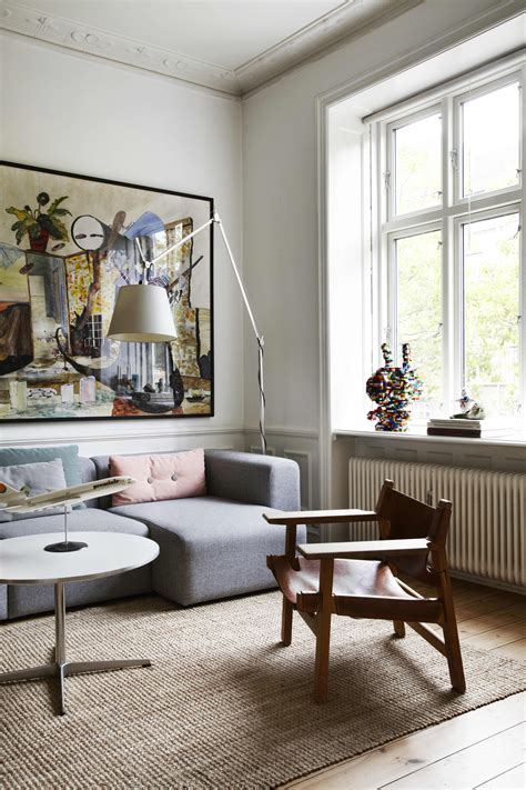 A Scandinavian Design Collectors Playful Classic Contemporary Home In Copenhagen Living