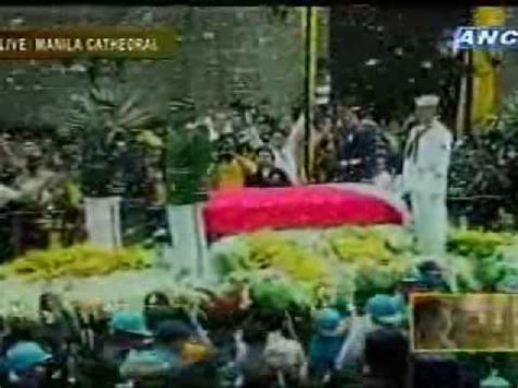 How can we thank you all for your effort to line up despite. Cory Aquino Funeral - Military honors - YouTube
