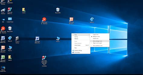 Learn New Things How To Enable Disable Auto Arrange Desktop Icon In