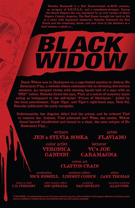 Read Online Black Widow 2019 Comic Issue 4