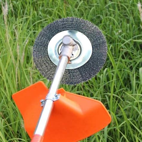Forestry 6 Inch Steel Wire Weed Wheel Trimmer Blade Lawn Mower