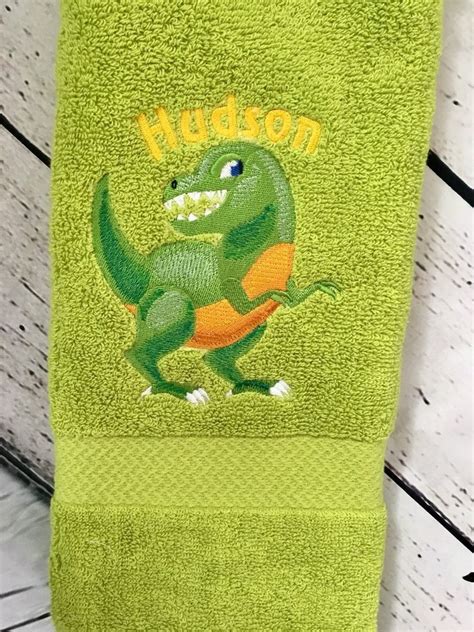 Personalized Bath Towels For Kids Personalized Embroidery And Dtg Ts