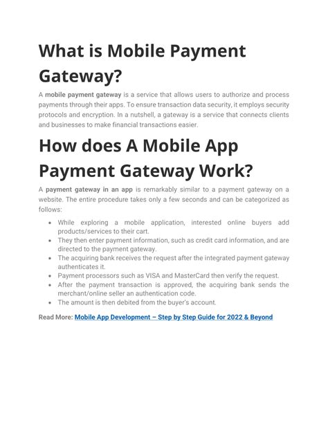 Ppt How To Integrate Payment Gateways In Mobile Apps A Complete