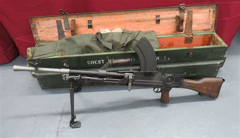 Deactivated Mki Bren Light Machine Gun303 25 Inch Barrel With Built