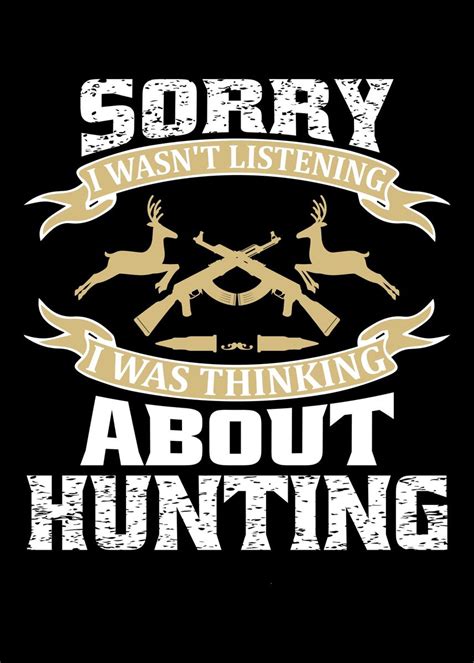 hunting hunters poster by sebastian wünsche displate