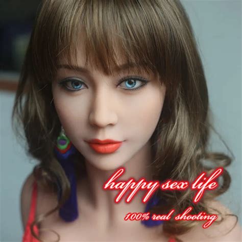 New European Female Solid Silicone158cm Sex Dolls Built In Metal