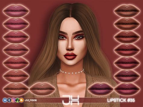Lipstick 35 By Julhaos At Tsr Sims 4 Updates