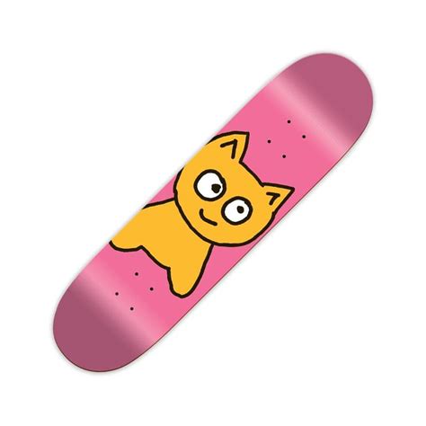 Meow Skateboards Big Cat Pink Mini Skateboard Deck 725 X 290