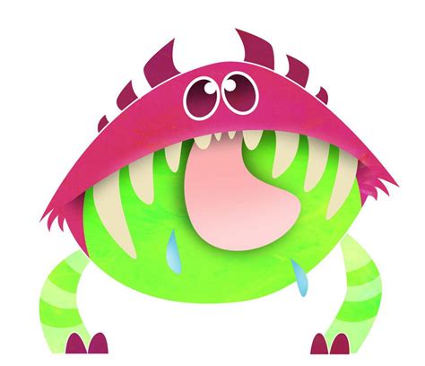 Daily Monster 4th March Monster Scary Monsters Clip Art