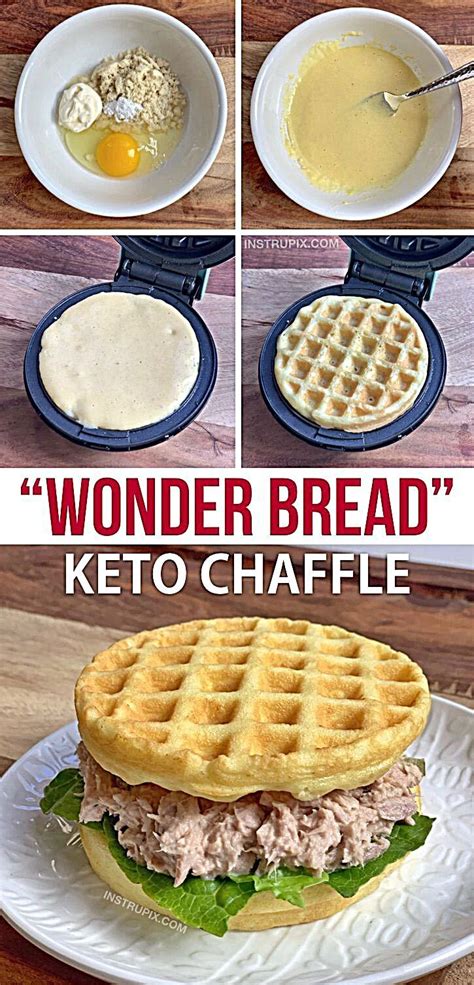 The best keto bread recipe around with delicious yeasty aroma. Keto Wonder Bread Chaffle Recipe (Soft, Easy & Delish ...