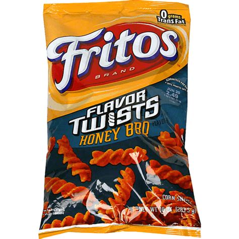 Fritos Flavor Twists Corn Snacks Honey Bbq Snacks Chips And Dips