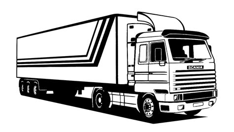 Cartoon Delivery Truck Clipart Vector Cartoon Logistics Delivery