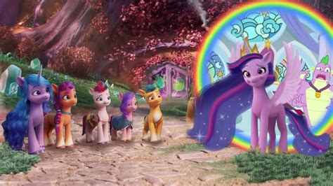 Princess Twilight Sparkle Meets The Mane 5 Mlp G5 And G4 Crossover