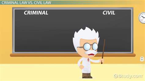Create your own flashcards or choose from millions created by other students. Criminal Law vs. Civil Law: Definitions and Differences ...