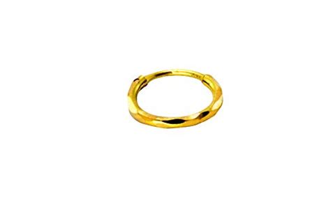 Buy Jj Jewellers 18k 750 Small Gold Nose Sania Mirza Ring For Women