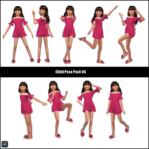 Sims 4 Nexus — Child Pose Pack 04 Cas Poses Now Available As