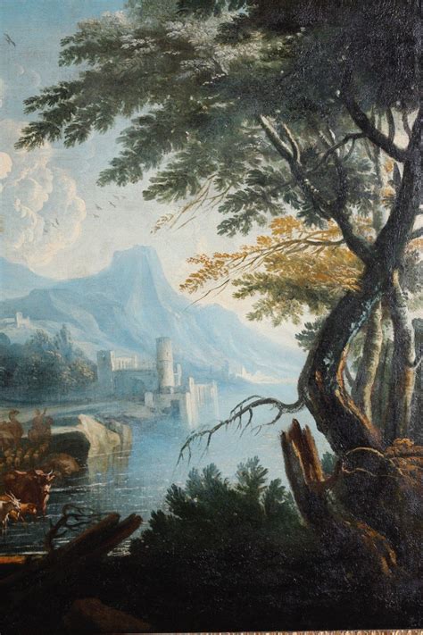 Proantic Pair Of Italian Landscapes Attributed To Marco Ricci