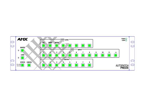 Amx Avs Pr 1208 567sd Matrix Switcher Specifications Manualslib