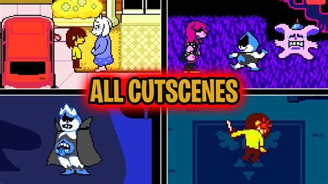 All Cutscenes Deltarune Chapter 1 Youtube
