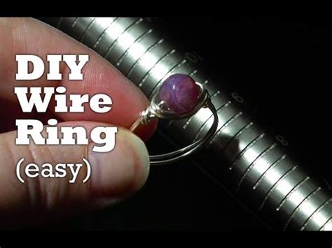 Early on in her career, she'd been wrapping for a book launch in the the uk. How to Make a Wire Wrapped Ring in Under 3 Minutes - YouTube