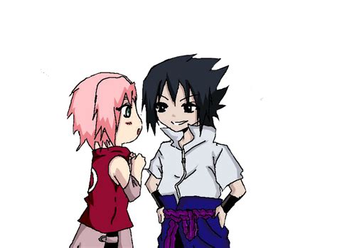 Sasuke and Sakura Chibi by lyseya on DeviantArt
